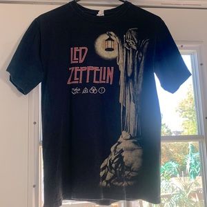 Led Zeppelin Bravado T-Shirt  Size Small Black  Rock Concert Tour